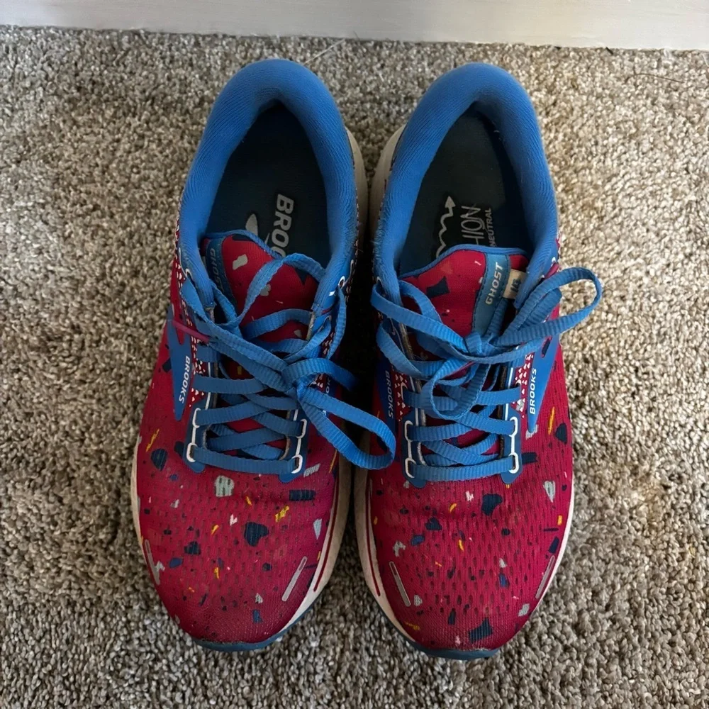 BROOKS Ghost 14 Beetroot/Campanula/Pink Women’s Running Shoe Size 7.5